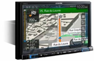 Alpine x801d u Navigation Beispiel
