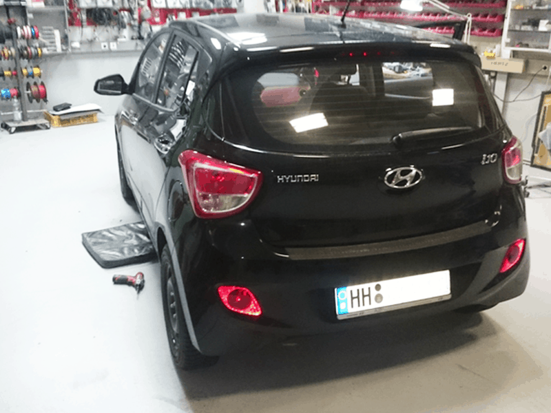 Auto HiFi Einbaubeispiel im Hyundai I 10