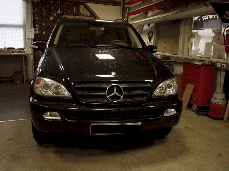Car HiFi Einbaubeispiel im Mercedes Benz M-Klasse